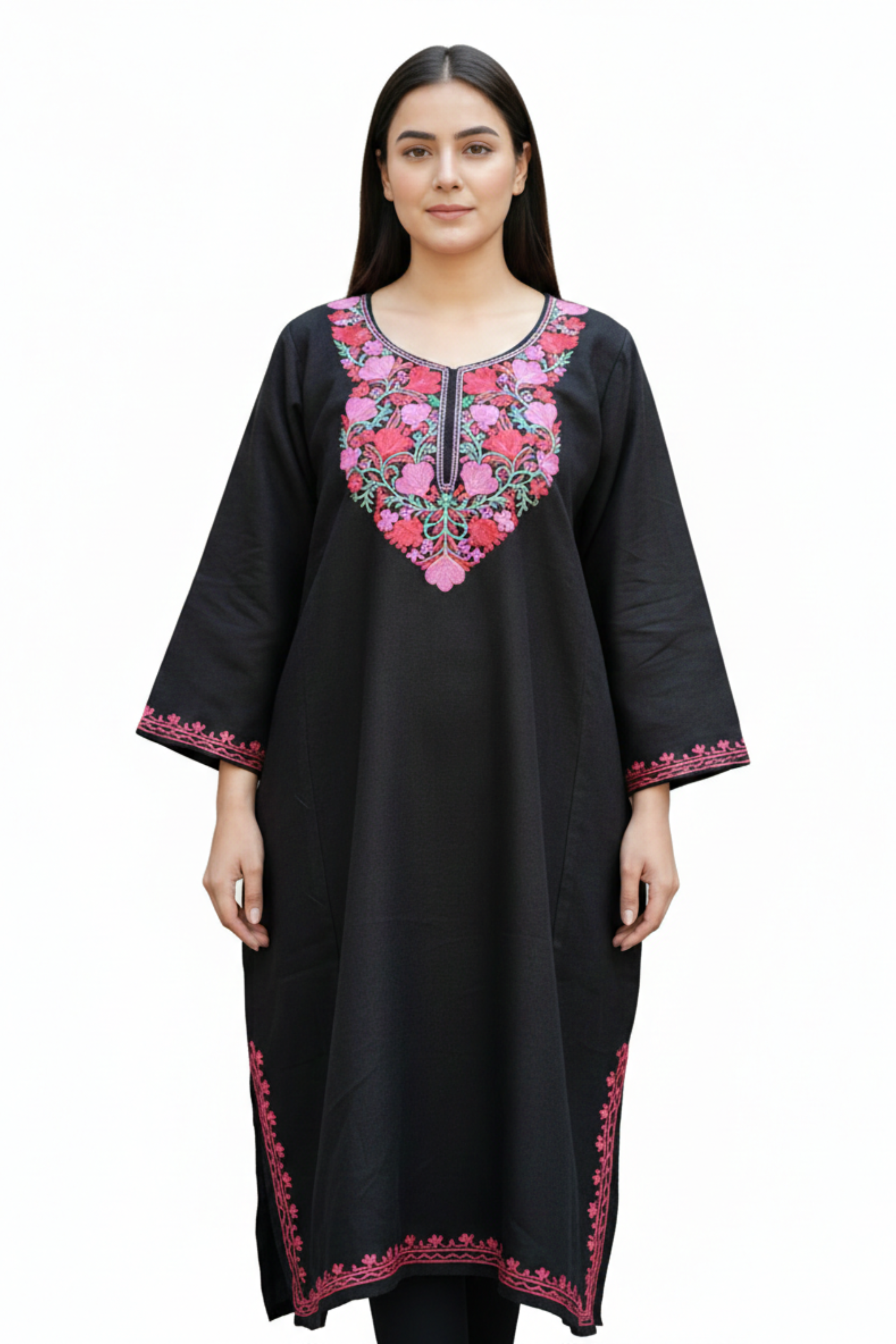 Premium Winter Pheran for Women | Warm & Comfortable Ethnic Wear | Available in Multiple Colours